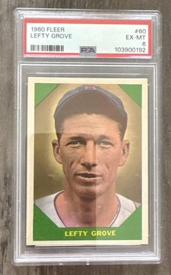 1960 Fleer Baseball Greats Boston Red Sox Lefty Grove PSA 6 #60 - Image 1 of 2