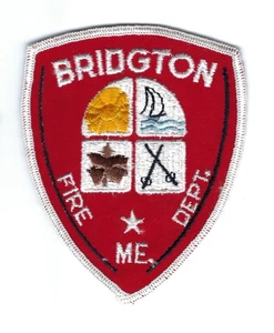 *RAR* Bridgton (Cumberland County) ME Maine Fire Rescue Patch - NEU! Käsetuch - Bild 1 von 1