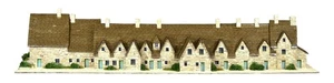 Aedes Aedes1601 Bibury Arlington Row Model Kit - Picture 1 of 7