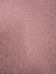 Pink Textured Semi-Sheer Polyester Blend Fabric 5.5 yards 68" Wide Unbranded - Picture 1 of 3