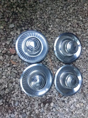 Set Of  Four  1968-1982 Chevrolet Rally Wheel Center Caps Camaro Corvette OEM - Image 1 of 4