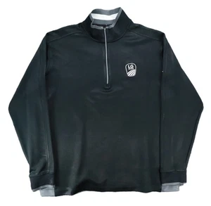 Nike Golf Dri Fit Men Sweatshirt XLarge Sports Gym Running Warm Pullover, Black - Picture 1 of 7