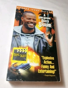 A Low Down Dirty Shame (VHS; 1995) Keenan Ivory Wayans RARE New Sealed OOP Cop - Picture 1 of 4