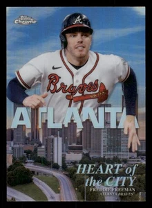 Topps 2022 cromo corazón de la ciudad #HOC5 Freddie Freeman - Imagen 1 de 2