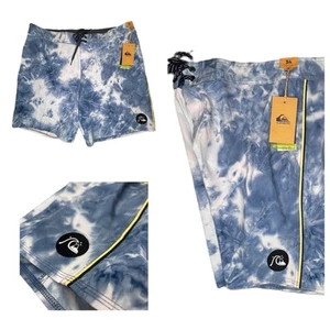 Bañador Quicksilver Board Shorts Para Hombre 34 Surfsilk Piped Surf Azul NUEVO BRN0 - Imagen 1 de 9