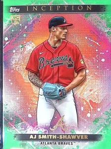 2024 Topps Inception #36 AJ Smith-Shawver Green - Imagen 1 de 2