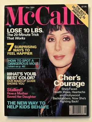 CHER Cover & Inside McCall Magazine May 1994 Article by Ryan Murphy  - Image 1 of 4