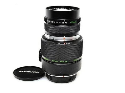 Olympus OM Zuiko Auto-Macro 135mm F4.5 Telephoto Prime Lens with Extension Tube - Image 1 of 4
