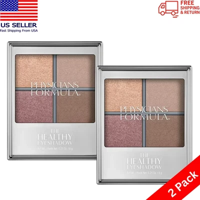 Set of 2 Physicians Formula Healthy Eyeshadow Palette Rose Nude Exp 08/2027 - Image 1 of 4