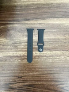 Genuine Apple Watch Sport Band Piece 42/44mm - Dark Gray M/L Strap Only - OEM - Zdjęcie 1 z 2