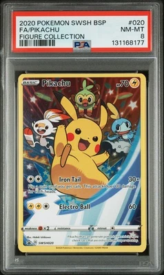 POKEMON XY BLACK STAR PROMO PIKACHU #SWSH020 PSA 8 NEAR MINT #131168177 - Image 1 of 2