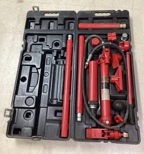 Kit de gato hidráulico Porta Power de 10 toneladas - Juego de herramientas de reparación de marco de carrocería automática de 15 piezas - Imagen 1 de 7