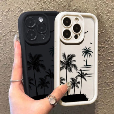 Tree For iPhone 16 Pro Max 15 14 13 12 11 Soft TPU Phone Shockproof Case Cover - Image 1 of 4