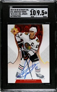 JONATHAN TOEWS AUTO SGC 10/9.5 2019-20 PONTE SUPERIORE ULTIMA COLLEZIONE - Foto 1 di 2
