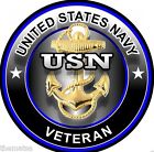 8cm 2xAufkleber Sticker Decal Farbe Navy Veteran Anchor Military Seal F2269