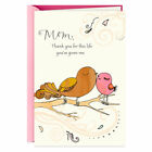 Mother’s Day Card- Loving Birds Thank You for This Life Mother's Day Card