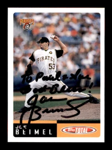 2002 Topps Total - Joe Beimel - On Card Autograph - Picture 1 of 2