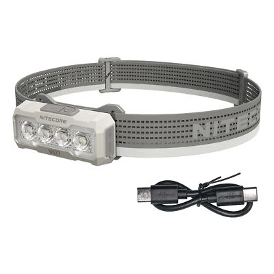 Nitecore NU27 600 Lumen USB-C Rechargeable Multi-Temperature Headlamp - White - Image 1 of 4