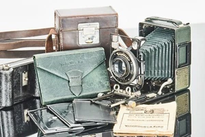 Voigtländer Bergheil Deluxe w. Heliar 3,5/10,5cm SET CE11331 - Picture 1 of 21