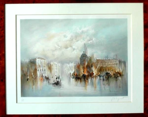 NOQUET Jean-Michel (1950 – 2015)  VENISE  1997  Litho. couleur  N°113/175  60x50 - Picture 1 of 4