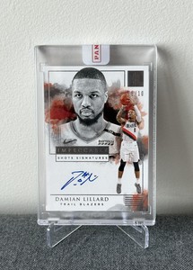 2019-20 Panini Impeccable Damian Lillard Auto 05/10 Shots Signature sealed