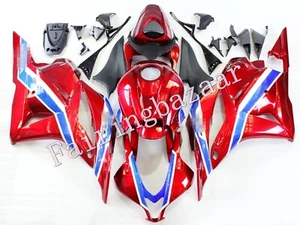 Fit for 2009-2012 CBR600RR Candy Red Blue White ABS Injection Fairing Kit - Foto 1 di 8