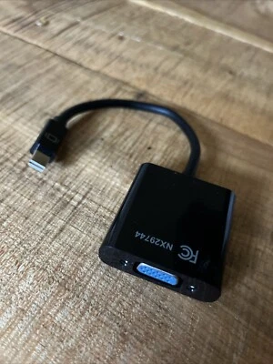 NX29744 0.5' Mini DisplayPort/VGA Audio/Video Adapter Black - Image 1 of 3