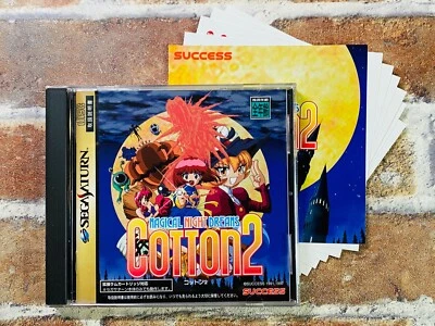 SS COTTON 2 Magical Night Dreams Sega Saturn Japan w/Manual Calender Tested P - Image 1 of 4