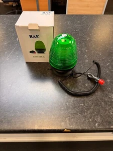 Green Mag/suction LED Light, 12/24V socket connection - Picture 1 of 3