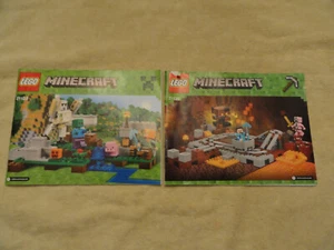 LEGO 21123 & 21130 MINECRAFT  Instructions Manual booklets Only NO BRICKS - Picture 1 of 4