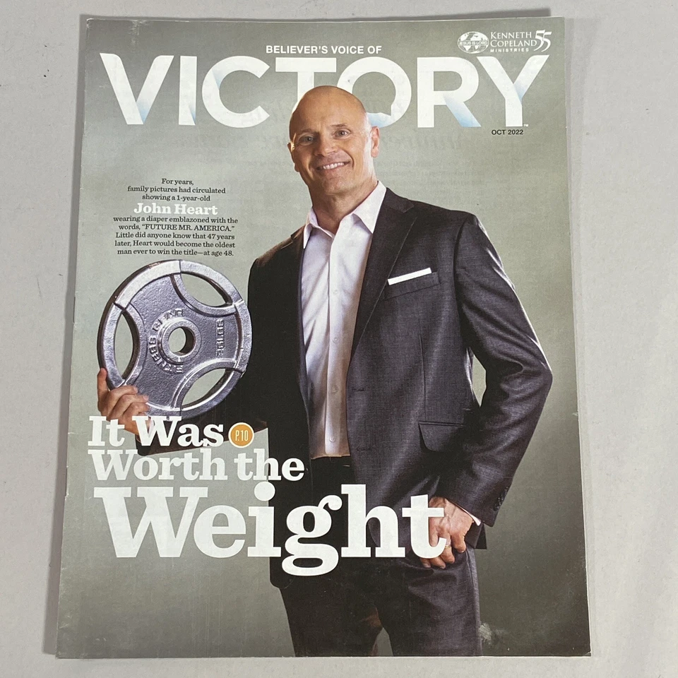 Believer's Voice of Victory Magazine God October2022 John Heart Worth the Weight Foto 1 de 1