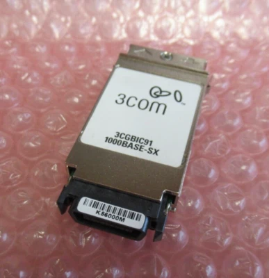 3Com 3CGBIC91 1.25Gbps 1000Base-SX Multi-mode 550m 850nm Duplex GBIC Transceiver - Image 1 of 4