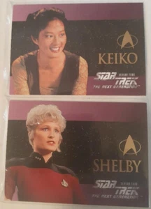 Star Trek: The Next Generation Season 4 Embossed Chase Cards #S23 and S24 - Picture 1 of 1