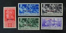 CKStamps: Italy Stamps Collection Eritrea Scott#129-133 Mint H OG