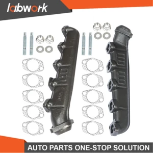 Labwork Left&Right Exhaust Manifold Headers For 2000-2013 Ford Super DutyVan 6.8 - Picture 1 of 8