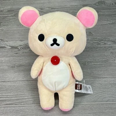 San-X Rilakkuma and Friends 13,5" Originale Korilakkuma Peluche Squishy Floppy Giocattolo - Immagine 1 di 4