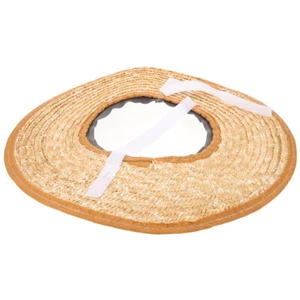 Construction Sun Hat Travel Men and Women Hardhat Visor Brim Straw - Picture 1 of 12