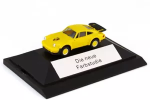 1:87 Porsche 911 Turbo Type 930 Yellow - The New Color Study - Overlaid Base - Picture 1 of 5