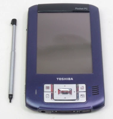 Toshiba Pocket PC E400 PXA261 300 MHz PDA como está sin probar Foto 1 de 2