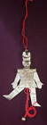 Gold Toned Metal Toy Soldier Moving Puppet Christmas Tree Ornament