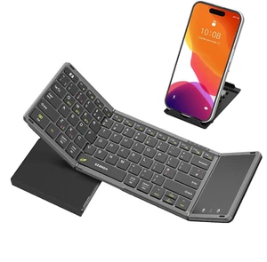 Seenda Foldable Bluetooth Keyboard with Touchpad Folding Portable Travel KXW1 - Zdjęcie 1 z 8