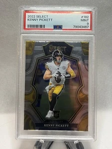 2022 Select Premier Level Kenny Pickett Rookie RC Steelers #182 PSA 9 - Bild 1 von 2