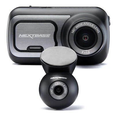 Nextbase 422GW Front and Rear Dash Cam Full 1440p/30fps Quad HD Recording - Image 1 of 4