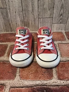 Converse Chuck Taylor All-Stars  Childrens 5  Sneaker Lowtop Lace Up Canvas Shoe - Picture 1 of 6