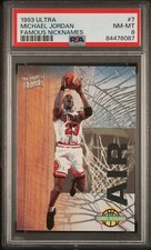 1993 Fleer Ultra Michael Jordan Famous Nicknames #7 PSA 8 NM-MT GOAT HOF
