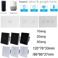 Smart WIFI Light Switch Remote Alexa Google Home APP Voice Control Smart Life