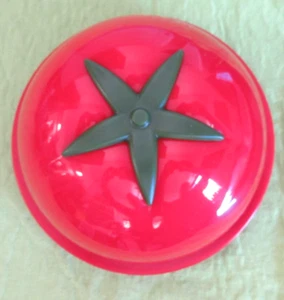 Joie BPA Free Plastic Red Tomato Saver Tomato Keeper **USED ONCE** VERY COLORFUL - Picture 1 of 5