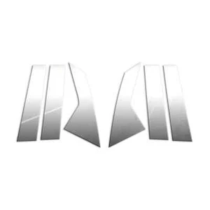 Pillar Post Covers for 2017-2024 Cadillac XT5 (Stainless Steel 6pc) - Picture 1 of 1