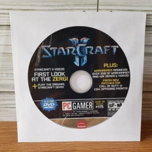Disco de demostración vintage de PC Gamer 175 junio 2008 Star Craft II Warhammer + MÁS M7 - Imagen 1 de 6
