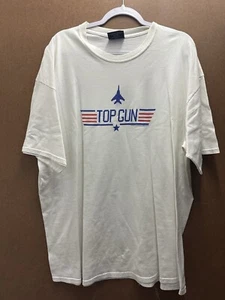 Top Gun weißes T-Shirt Erwachsene 2XL - Bild 1 von 10